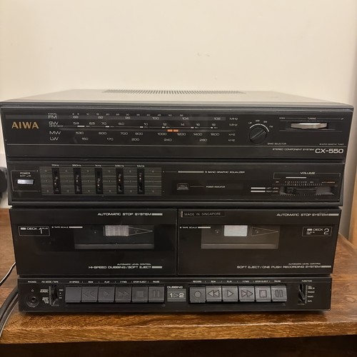 Vintage aiwa 550 stereo - cx-550,