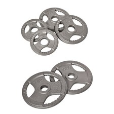 HOMCOM 2" Olympic Weight Plates Set of 6, 2 x 10kg, 2 x 5kg, 2 x 2.5kg
