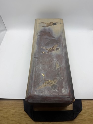 Antique japanese lacquer glove - japanese,