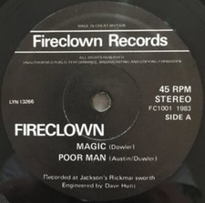 Fireclown MAGIC 10" VINYL Fireclown Records UK 1983 EX