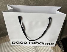 PACO RABANNE LARGE WHITE GIFT CARRIER BAG