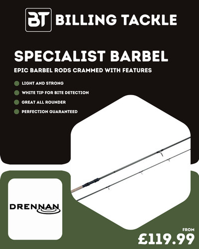 Drennan specialist barbel - drennan,