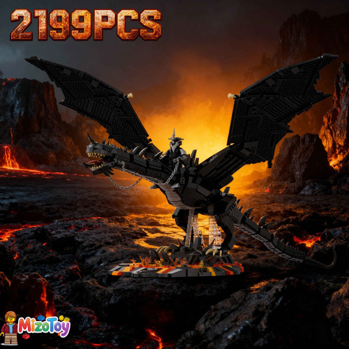 Large gothic dragon - large,
