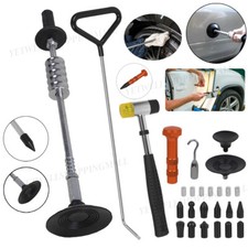 Car Body Dent Puller Rod Kit Paintless Dent Repair Removal Slide Hammer PDR Tool
