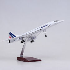 Extra Large Air France Concorde Aircraft Model Plane Toy Gift - 1/125 Scale