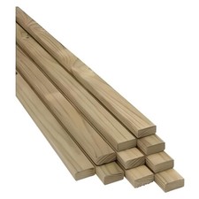 2x1 Treated Timber Batten 25x50mm 0.6m, 0.9m, 1.2m, 1.8m  Lengths Pack of  10