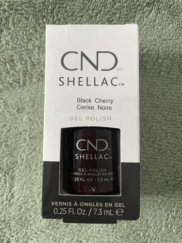 Cnd shellac black cherry - shellac, gel