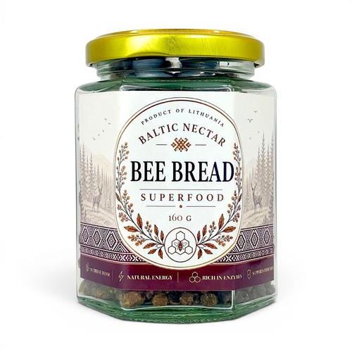 Bee bread 100g 160g raw - 100g,