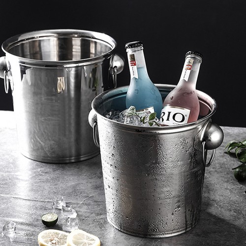 Stainless steel ice bucket - stainless,