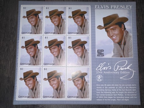 Elvis presley stamp collection - presley,