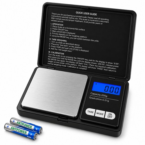 Digital scales 01g 200g - scales, 0.01g