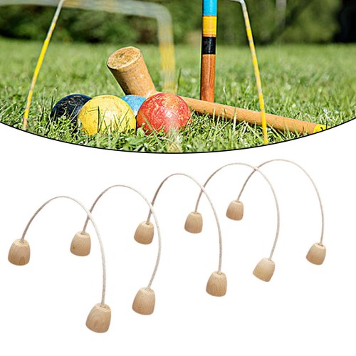 5pcs games croquet hoops - games,