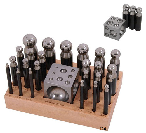 25pc doming block - 25pc, punch