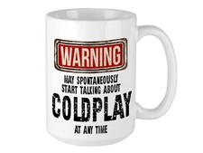 Coldplay Mug - Gift for rock music fan - Can be personalised