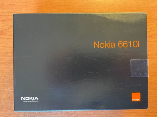 Nokia 6610i empty box - "empty, orange