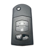 RFC 4 button flip key case for Mazda MX-5 remote key fob 2005 - 2012