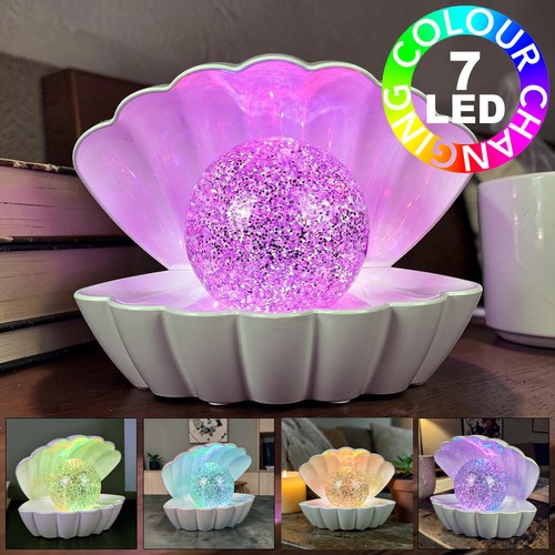 White glitter ball table - glitter,