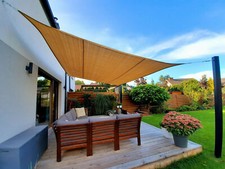 CUSTOM  MADE HDPE SUN SHADE SAIL CUSTOM MADE SUN SAIL CANOPY COVER