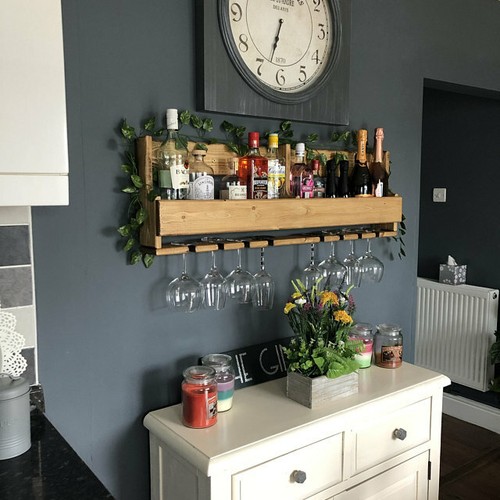 Large bottle wood wine rack - large,