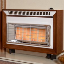 Flavel Misermatic Gas Fire Meduim Oak FORMN0EN 7 Year Warranty Radiant Fire