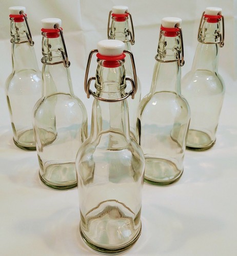 16oz glass flip top - glass, flip-top