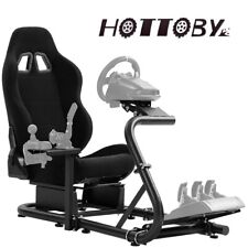 Hottoby Racing Simulator Cockpit Stand Con Sedile Adatto Per Logitech G920