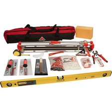 Bronze Tiling Tools Kit - Inc Rubi Star 63 Tile Cutter - Ideal for Beginners