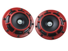 RED duel grill horn HONDA ACCORD CIVIC EP3 FN2 loud 118dB/135dB twin tone 12v
