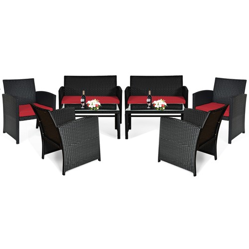 Patio 8pcs rattan furniture - patio,