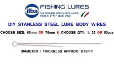 DIY ILBA LURE BODY WIRES FOR MEPPS FLYING C's ONDEX SAVAGE GEAR ROTEX SPINNERS