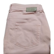 OLSEN jeans UK size 14 stretch slim fit soft pin salmon pink colour soft feel