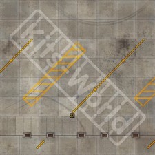 Kits World Decals 1/72 RAF CONINGSBY AIRFIELD APRON Vinyl Diorama Base