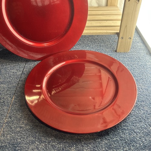 33cm charger plates - 33cm, cherry