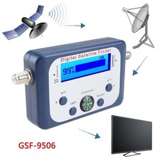 Digital LCD Satellite Finder Satfinder TV Signal Strength Meter Dish Compass