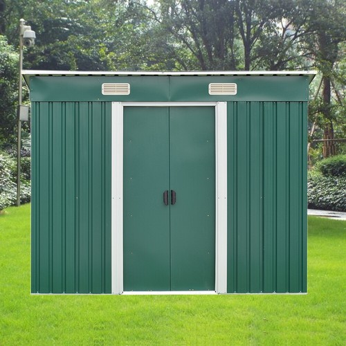 4ft garden shed metal - 4ft, pent