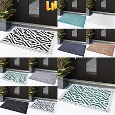 Dirt Trapper Indoor Door Mat Non-Slip Entrance Rug Outdoor Front Back Doormat UK