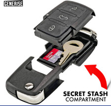 Car Key Safe Secret Stash Hidden Compartment Keyring Festivals Party Events Box