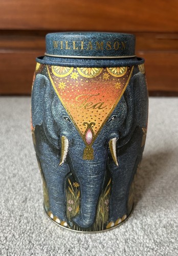 Williamson tea caddy blue - williamson,