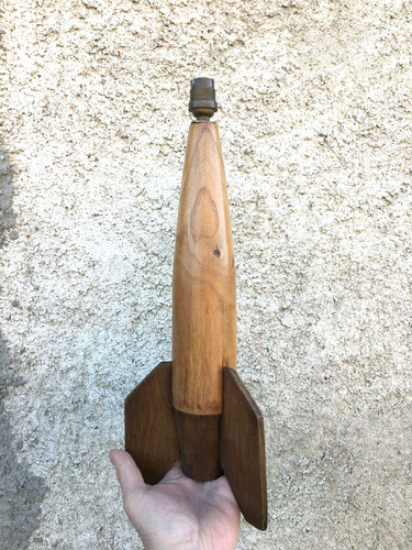 Vintage rocket lamp design - vintage,