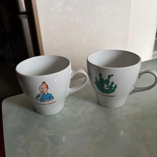 Tintin snowy mug set - tintin,