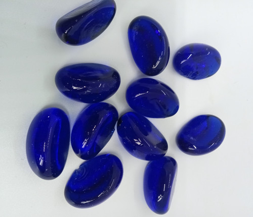 100 blue decorative glass - 100,