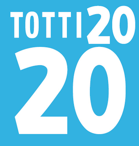 Italy totti nameset 2000 shirt - italy,