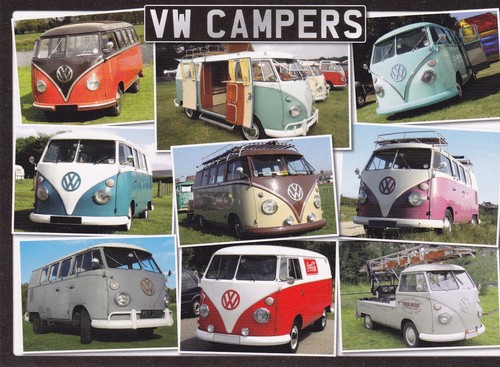 Brand new postcard volkswagen - brand,