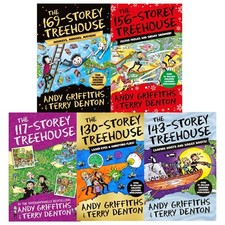 Treehouse Storey Series 9-13 5 Books Collection Set Andy Griffiths, Terry Denton
