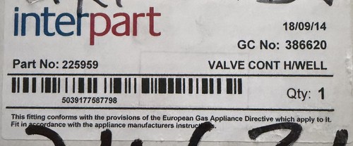 Baxi solo gas - gas, genuine