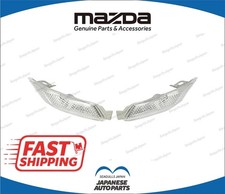MAZDA Genuine OEM RX-8 CLEAR CORNER SIDE MARKERS INDICATOR LIGHTS LH & RH Set