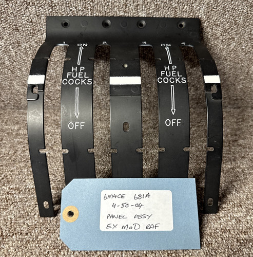Throttle quadrant panel plate - throttle,
