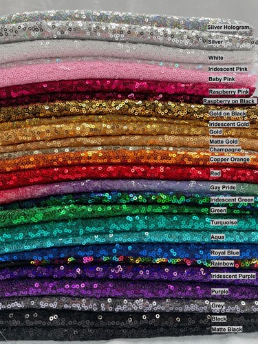 3mm mini sequin fabric - 3mm,