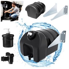 Water Tank with Soap Holder Recovery Truck Lorry HGV Hand Wash Tank 30L +Bracket
