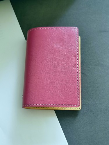 Real leather ring binder - real,